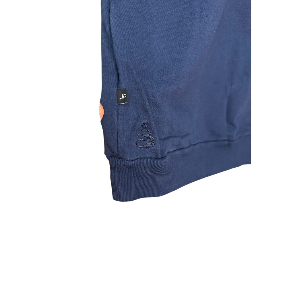 ILLARI SOUVENIRS Crew Neck Sweater POLERA RUMI LACRE Navy Blue Size Large‎ - Picture 9 of 14